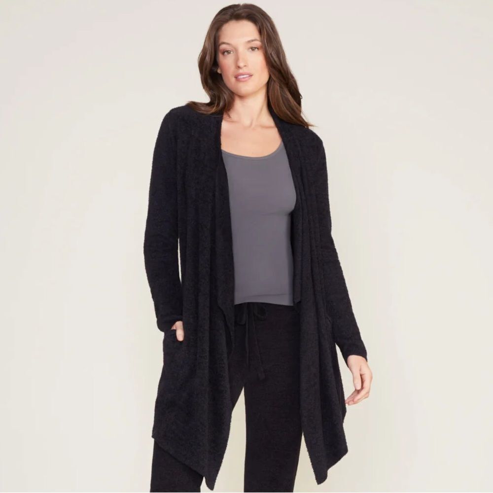 Barefoot Dreams CozyChic Calypso Cardigan Women's Size L/XL Bamboo Wrap Comfy